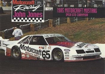 1992 Motorcraft Racing Decade Of Champions #NNO John Jones Front