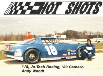 1989 Hot Shots Asphalt Edition #1005 Andy Wendt Front