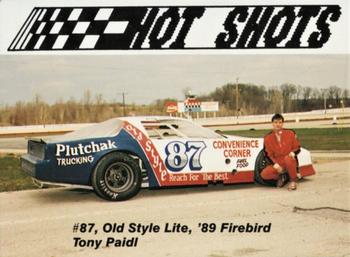 1989 Hot Shots Asphalt Edition #1051 Tony Paidl Front