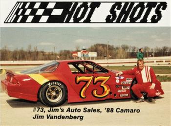 1989 Hot Shots Asphalt Edition #1060 Jim Vandenberg Front