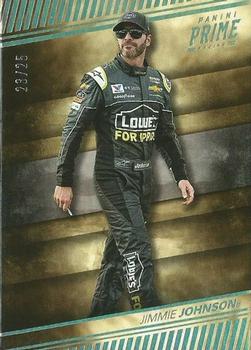 2018 Panini Prime - Holo Gold #48 Jimmie Johnson Front
