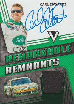 2018 Panini Victory Lane - Remarkable Remnants Green #RR-CE Carl Edwards Front