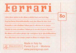 2003 Panini Ferrari #80 Luigi Musso Back