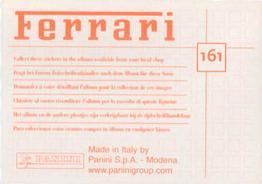 2003 Panini Ferrari #161 Firmenkantine Back