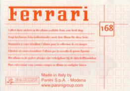 2003 Panini Ferrari #168 Ferrari Typ 125 Sport Back