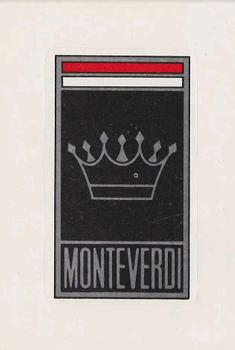 1977 Panini Super Auto #142 Automobile Monteverdi AG Front