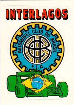1980 Panini F1 Grand Prix #4 Interlagos Front