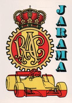 1980 Panini F1 Grand Prix #15 Jarama - Track Layout Front