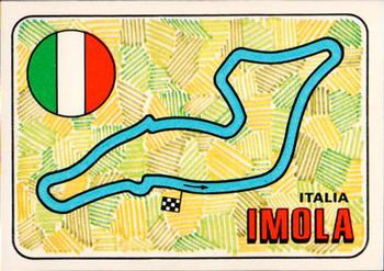 1980 Panini F1 Grand Prix #27 Imola - Track Layout Front