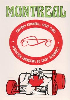1980 Panini F1 Grand Prix #28 Montreal Front