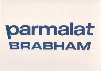 1980 Panini F1 Grand Prix #54 Brabham Badge Front