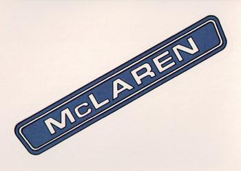 1980 Panini F1 Grand Prix #59 McLaren Badge Front