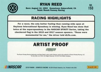 2019 Donruss - Artist Proof #150 Ryan Reed Back