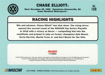 2019 Donruss - Black #108 Chase Elliott Back