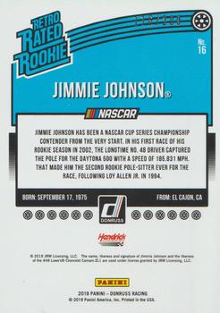 2019 Donruss - Gold #16 Jimmie Johnson Back
