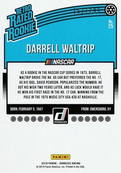 2019 Donruss - Gold #25 Darrell Waltrip Back