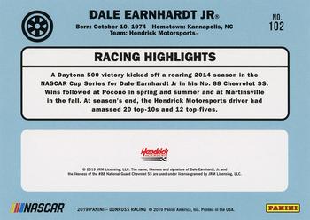 2019 Donruss - Gold #102 Dale Earnhardt Jr Back