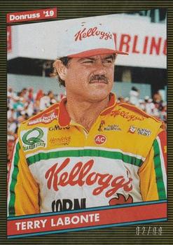 2019 Donruss - Gold Press Proof #159 Terry Labonte Front