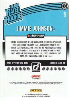 2019 Donruss - Silver #16 Jimmie Johnson Back