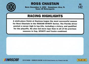 2019 Donruss - Silver #142 Ross Chastain Back