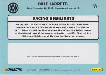 2019 Donruss - Silver #155 Dale Jarrett Back