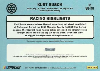 2019 Donruss - 1986 Retro Relics #86-KU Kurt Busch Back