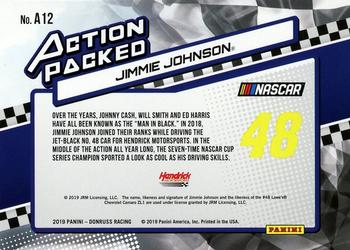 2019 Donruss - Action Packed #A12 Jimmie Johnson Back