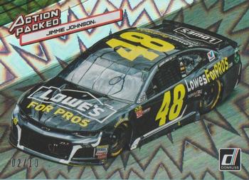 2019 Donruss - Action Packed Xplosion #A12 Jimmie Johnson Front