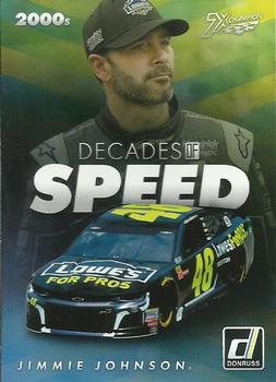2019 Donruss - Decades of Speed #DS1 Jimmie Johnson Front