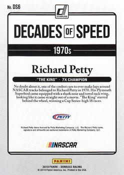 2019 Donruss - Decades of Speed #DS6 Richard Petty Back
