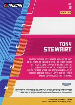 2019 Donruss - Icons Holographic #I8 Tony Stewart Back