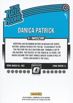 2019 Donruss - Optic #7 Danica Patrick Back