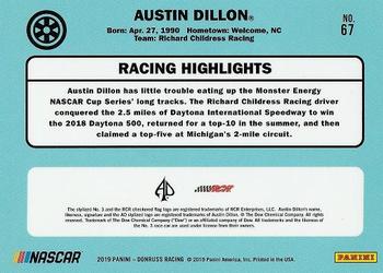 2019 Donruss - Optic #67 Austin Dillon Back