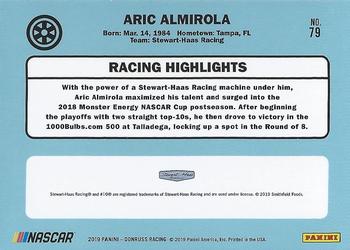 2019 Donruss - Optic #79 Aric Almirola Back