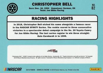 2019 Donruss - Optic #82 Christopher Bell Back
