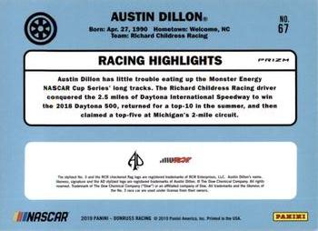 2019 Donruss - Optic Holo #67 Austin Dillon Back