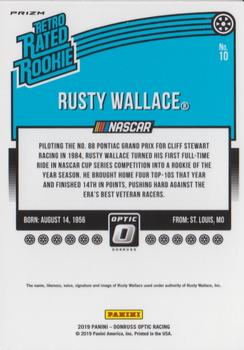 2019 Donruss - Optic Red Wave #10 Rusty Wallace Back
