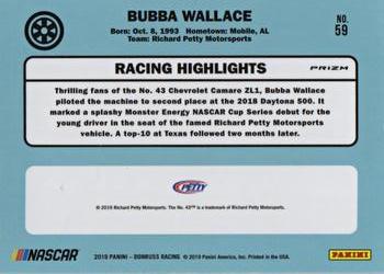 2019 Donruss - Optic Red Wave #59 Bubba Wallace Back