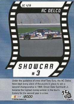 2000 Press Pass - Showcar #SC 4 Dale Earnhardt Jr.'s Car Back