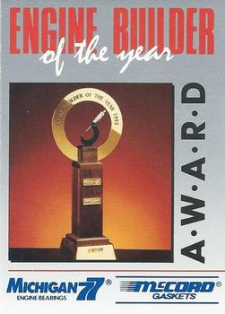 1992 Engine Builder of theYear #2 Award Front