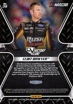 2019 Panini Victory Lane - Pedal to the Metal #29 Clint Bowyer Back