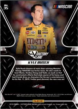 2019 Panini Victory Lane - Pedal to the Metal #35 Kyle Busch Back
