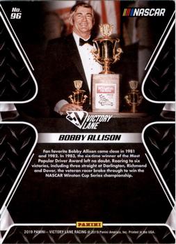 2019 Panini Victory Lane - Pedal to the Metal #96 Bobby Allison Back