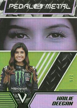 2019 Panini Victory Lane - Pedal to the Metal Green #5 Hailie Deegan Front