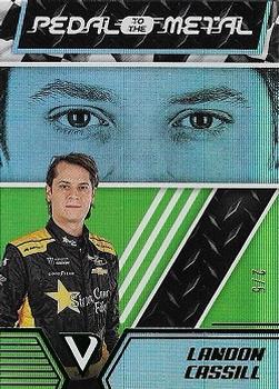 2019 Panini Victory Lane - Pedal to the Metal Green #9 Landon Cassill Front