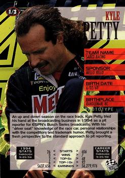 1995 Press Pass - Promos #1 Kyle Petty Back