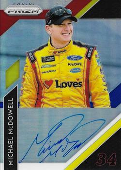 2019 Panini Prizm - Driver Signatures Prizm #DS-MM Michael McDowell Front