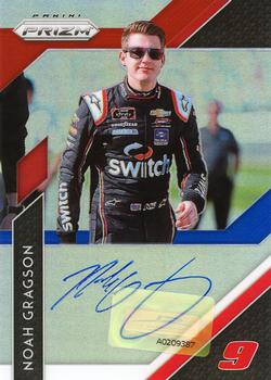 2019 Panini Prizm - Driver Signatures Red White and Blue Prizm #DS-NG Noah Gragson Front