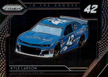 2019 Panini Prizm - In the Groove #ITG-11 Kyle Larson Front