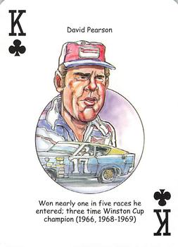 2009 Hero Decks American Racing Heroes Playing Cards #K♣ David Pearson Front